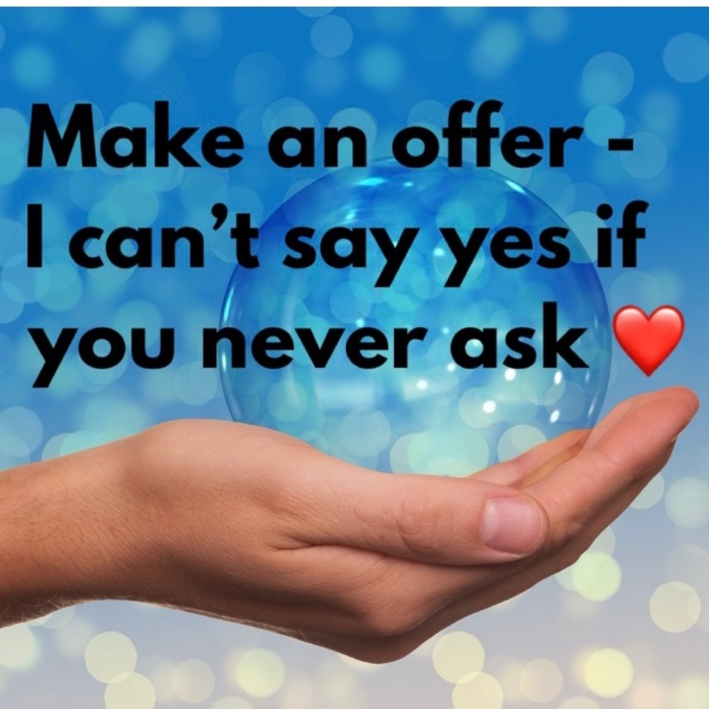 Reasonable offers are always welcome! Bundle and save more ☺️